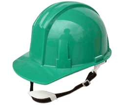 Construction Safety Helmets,green color