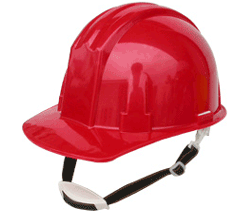 Construction Safety Helmets,red color